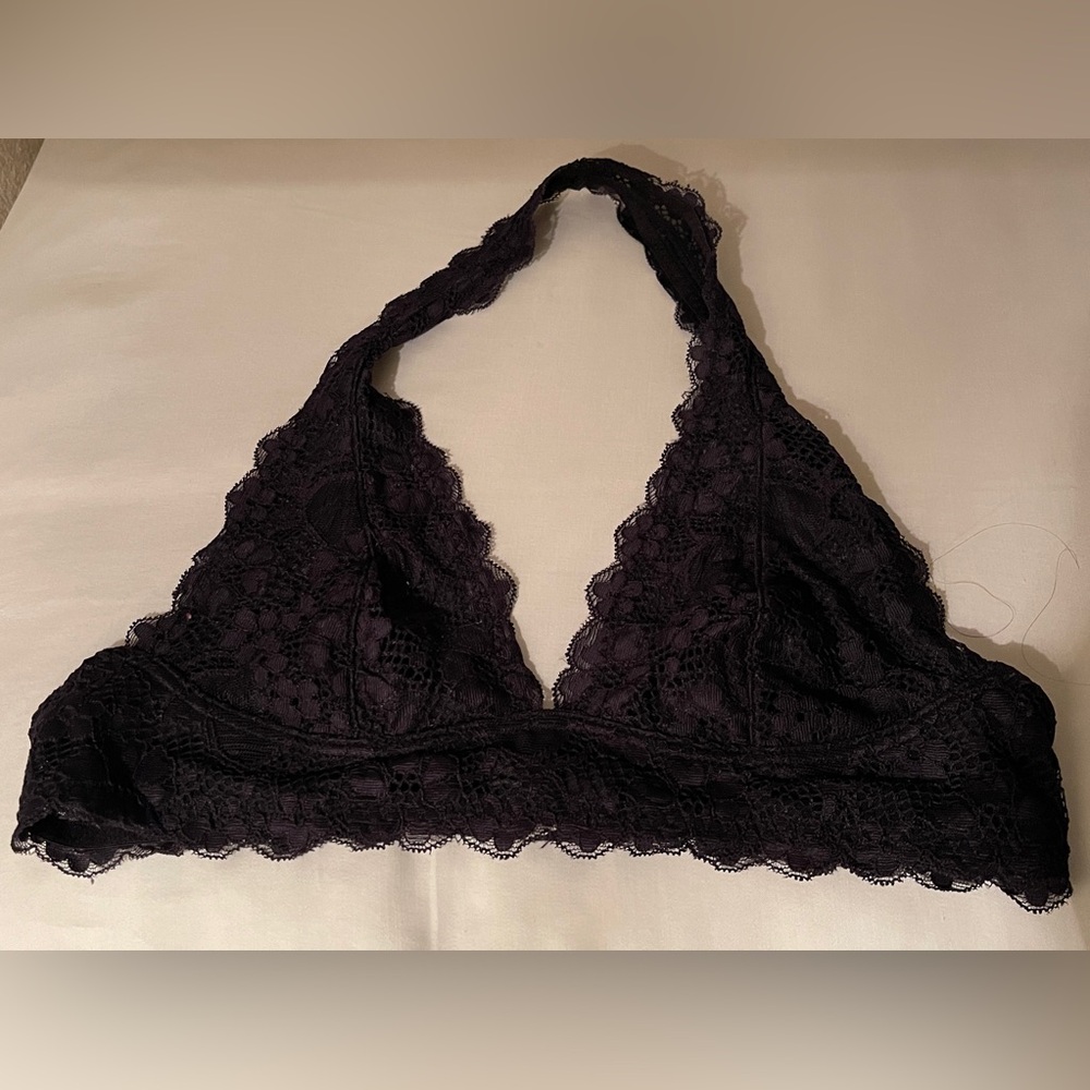 Black Lace Intimates by Free People